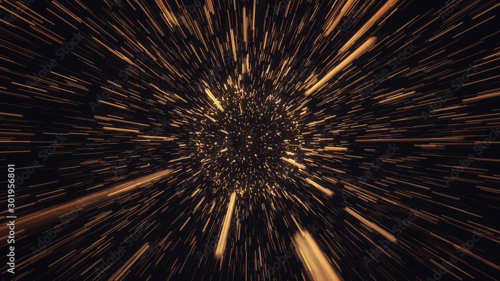 Particles explosion on black bacground, absract fireworks, 3D Rendering, 3D Illustration Particles explosion on black bacground, absract fireworks, 3D Rendering, 3D Illustration
