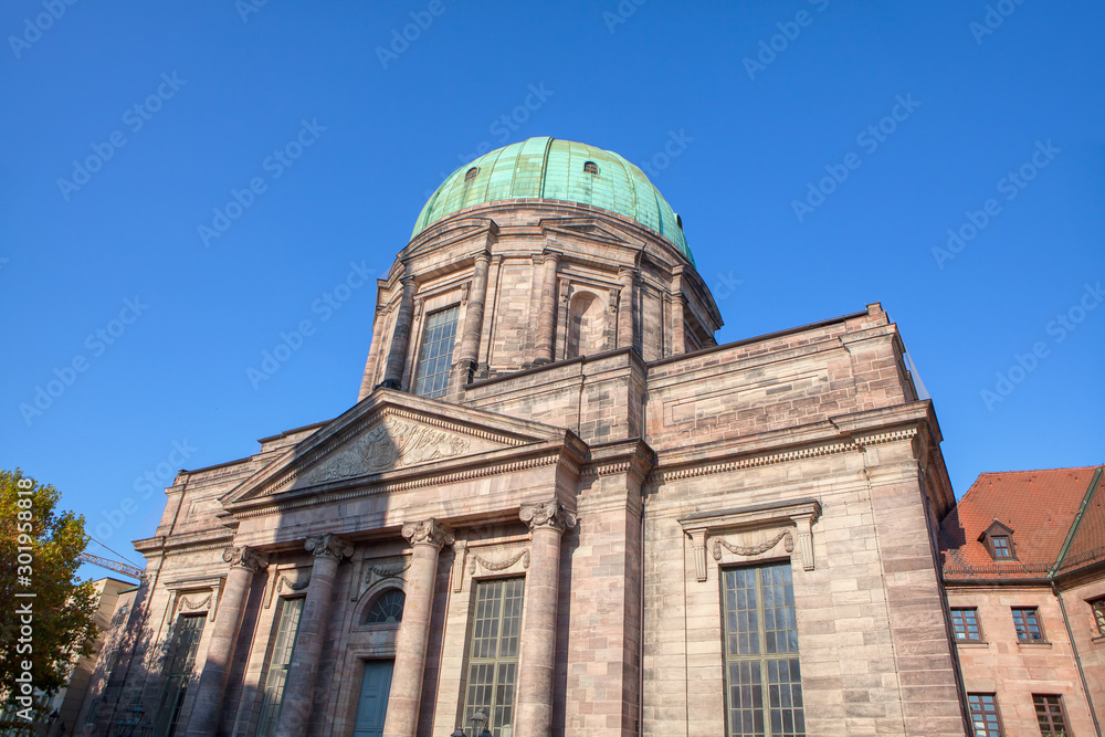 Catholic church Elisabethkirche in Nuremberg