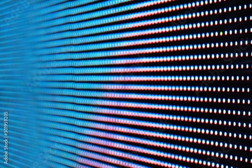 abstract Close up Bright colored LED SMD video wall abstract background