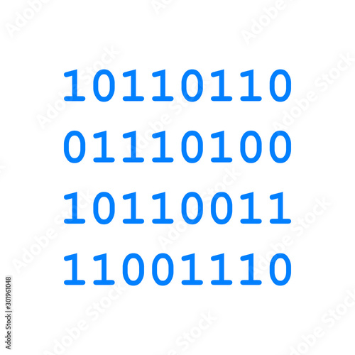 Binärcode und Hintergrund