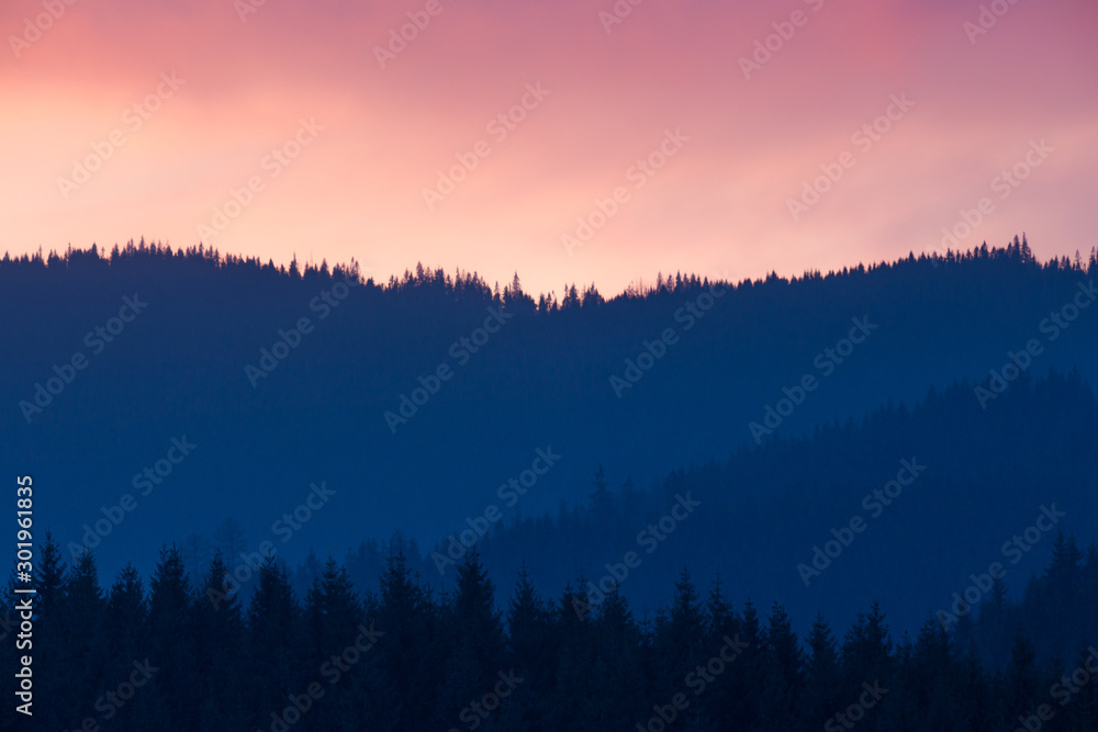 Frozen winter fairy-tale landscape. Frozen winter fairy-tale landscape.