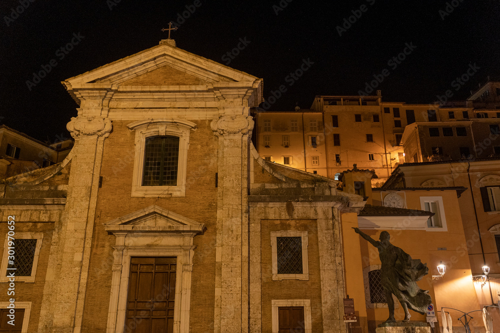 Arpino, Italy, by night