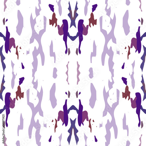 Hand Drawn, Paint Texture. Shibori Seamless 