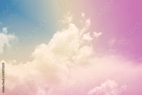 Soft Cloud sky subtle background pastel gradient color for sky cloud nature abstract background .