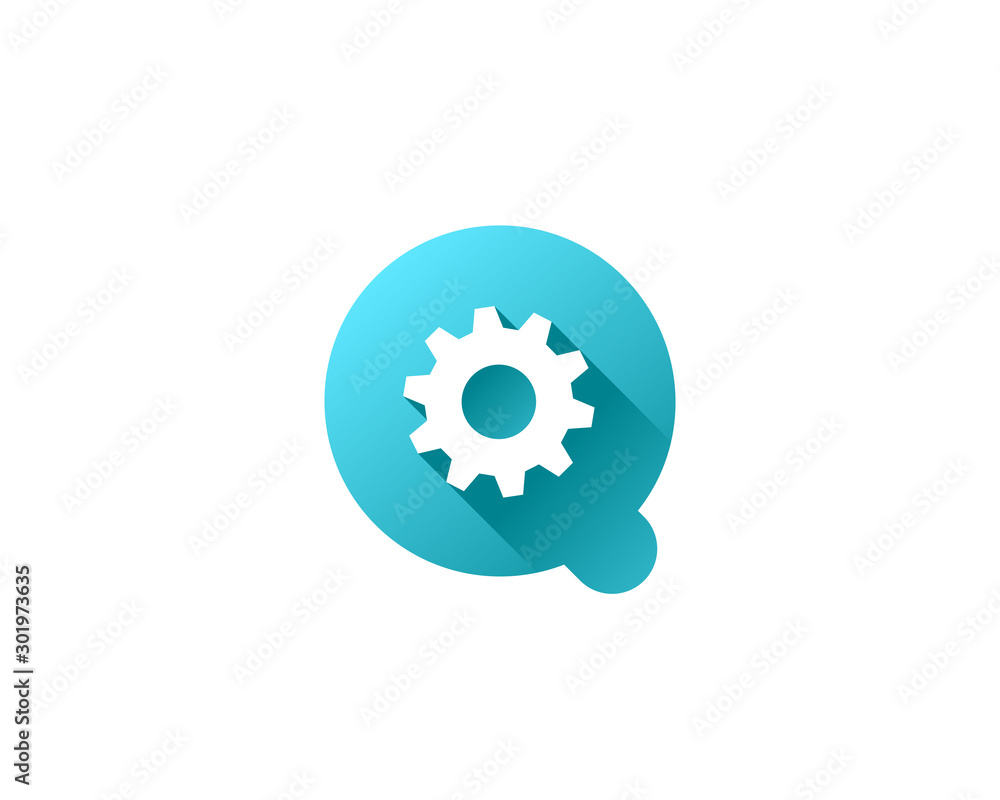 Letter Q technology logo icon design template elements Letter Q technology logo icon design template elements