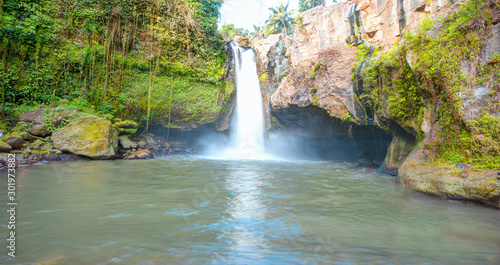 Tegenungan Waterfall near Ubud in Bali, Indonesia 