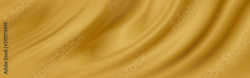 Gold luxury fabric background with copy space © ArtBackground