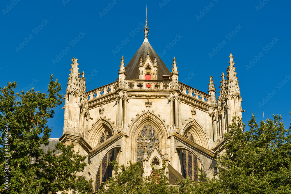 Nantes Cathedral, or the Cathedral of St. Peter and St. Paul of Nantes, France