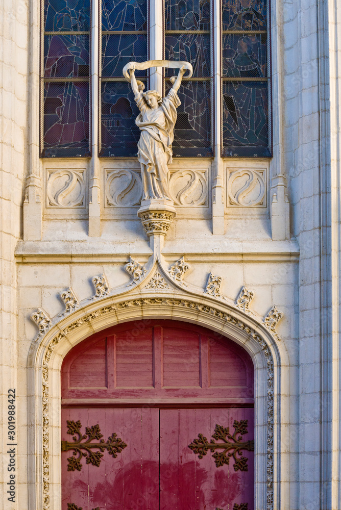 Notre-Dame-de-l'Immaculée-Conception chapel in the Richebourg district in Nantes, France