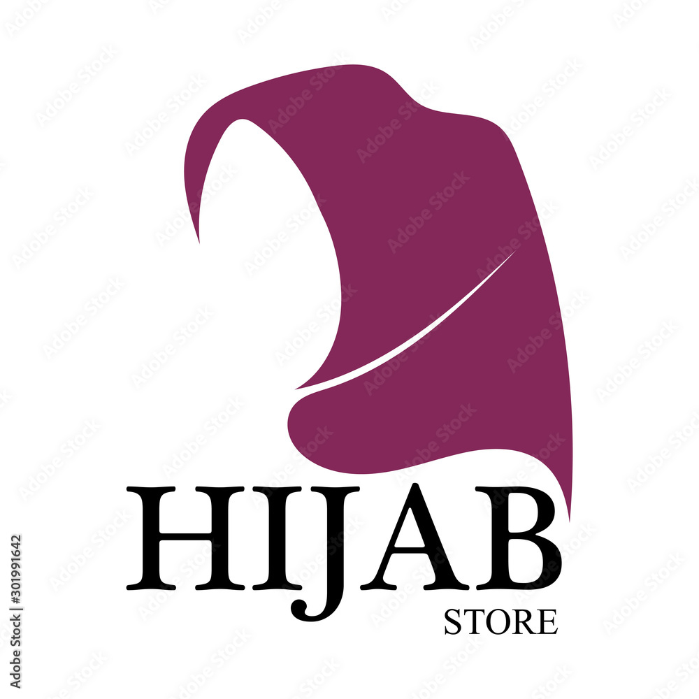 hijab logo vector icon design template hijab logo vector icon design template