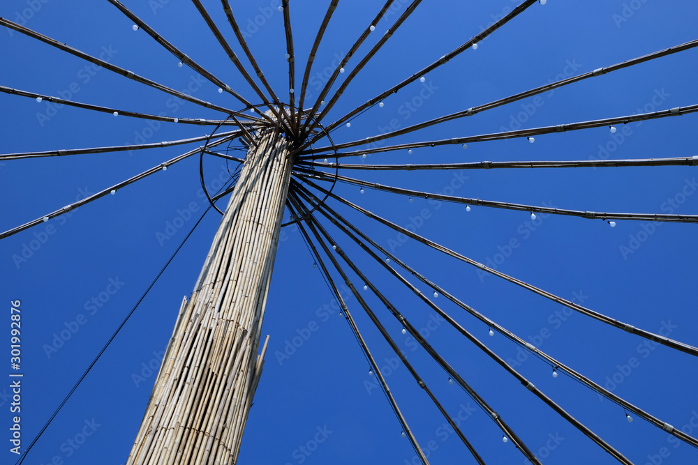 Decorating made from bamboo design outdoor Decorating made from bamboo design outdoor