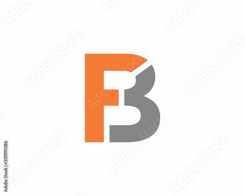 FB or BF Letter Logo Icon 001