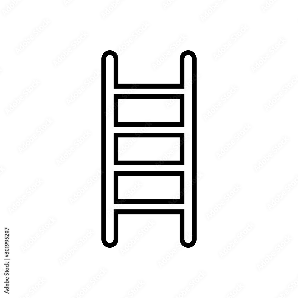 ladder - stair icon vector design template ladder - stair icon vector design template