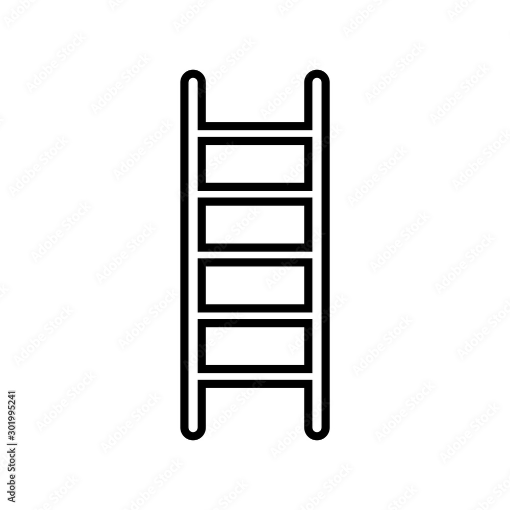 ladder - stair icon vector design template ladder - stair icon vector design template