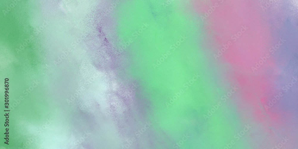 Fototapeta premium beautiful diffuse art texture painting with dark gray, dark sea green and pastel purple color and space for text. can be used for cover design, poster, advertising