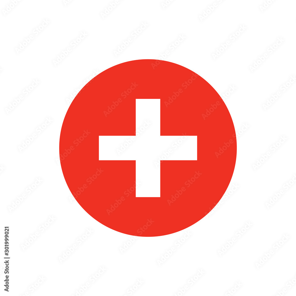 Plus Icon Vector Illustration Plus Icon Vector Illustration