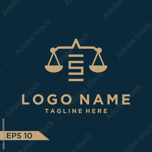 Logo design law Inspiration for companies from the initial letters logo S icon