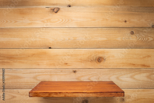 wooden shelf and plank background