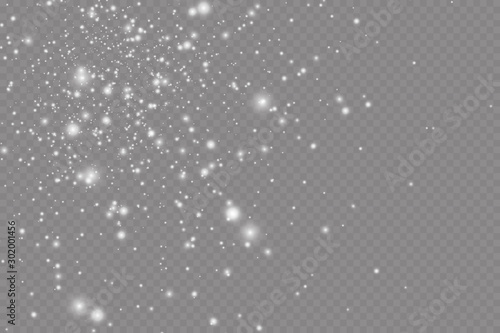 Glow light effect. Vector illustration. Christmas flash. dust