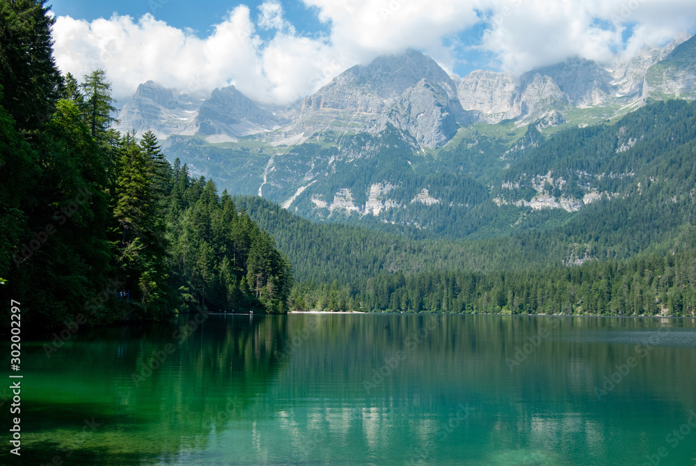 lake in the mountains