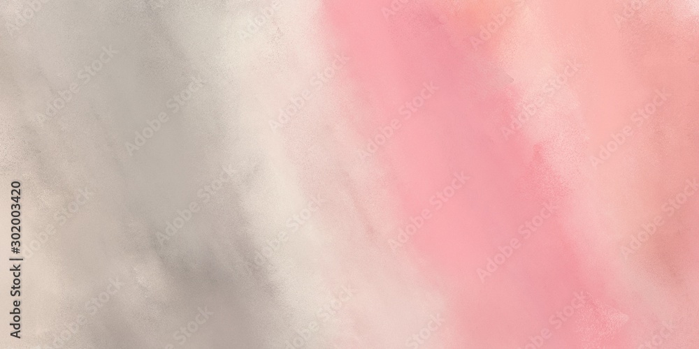 Obraz premium abstract diffuse painting background with baby pink, antique white and dark gray color and space for text. can be used for advertising, marketing, presentation