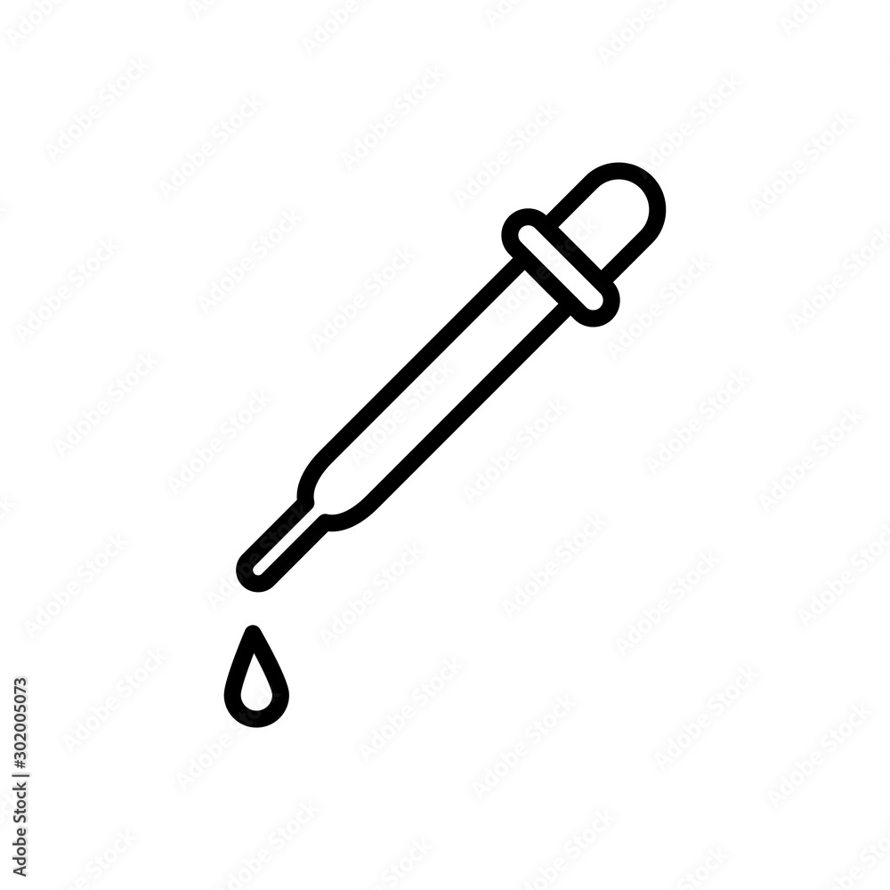 dropper icon trendy flat design dropper icon trendy flat design