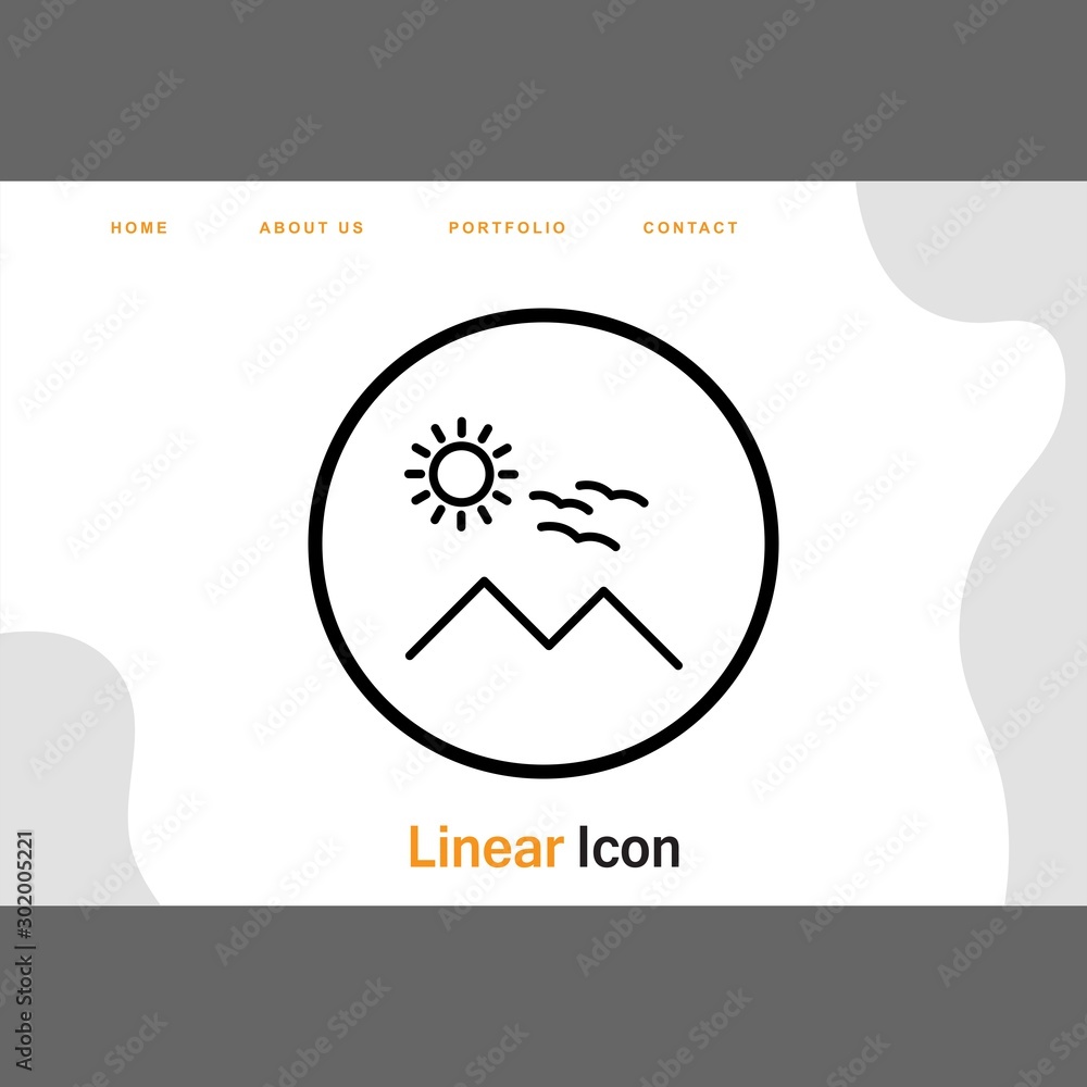 Sunny Mounatin Icon For Your Design,websites and projects. Sunny Mounatin Icon For Your Design,websites and projects.