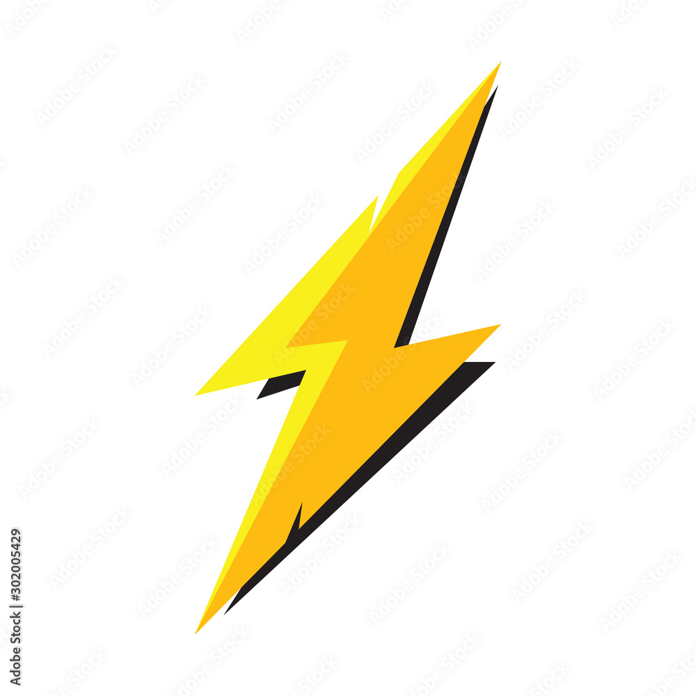 lightning thunderbolt electricity logo design template lightning thunderbolt electricity logo design template