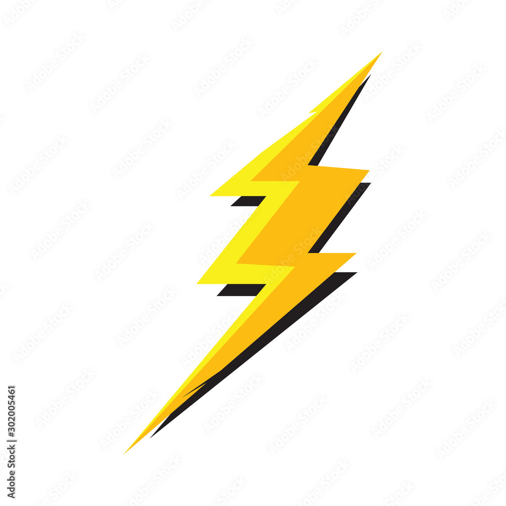 lightning thunderbolt electricity logo design template lightning thunderbolt electricity logo design template