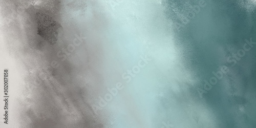 abstract universal background painting with dark gray, light slate gray and teal blue color and space for text. can be used as wallpaper or texture graphic element © Eigens