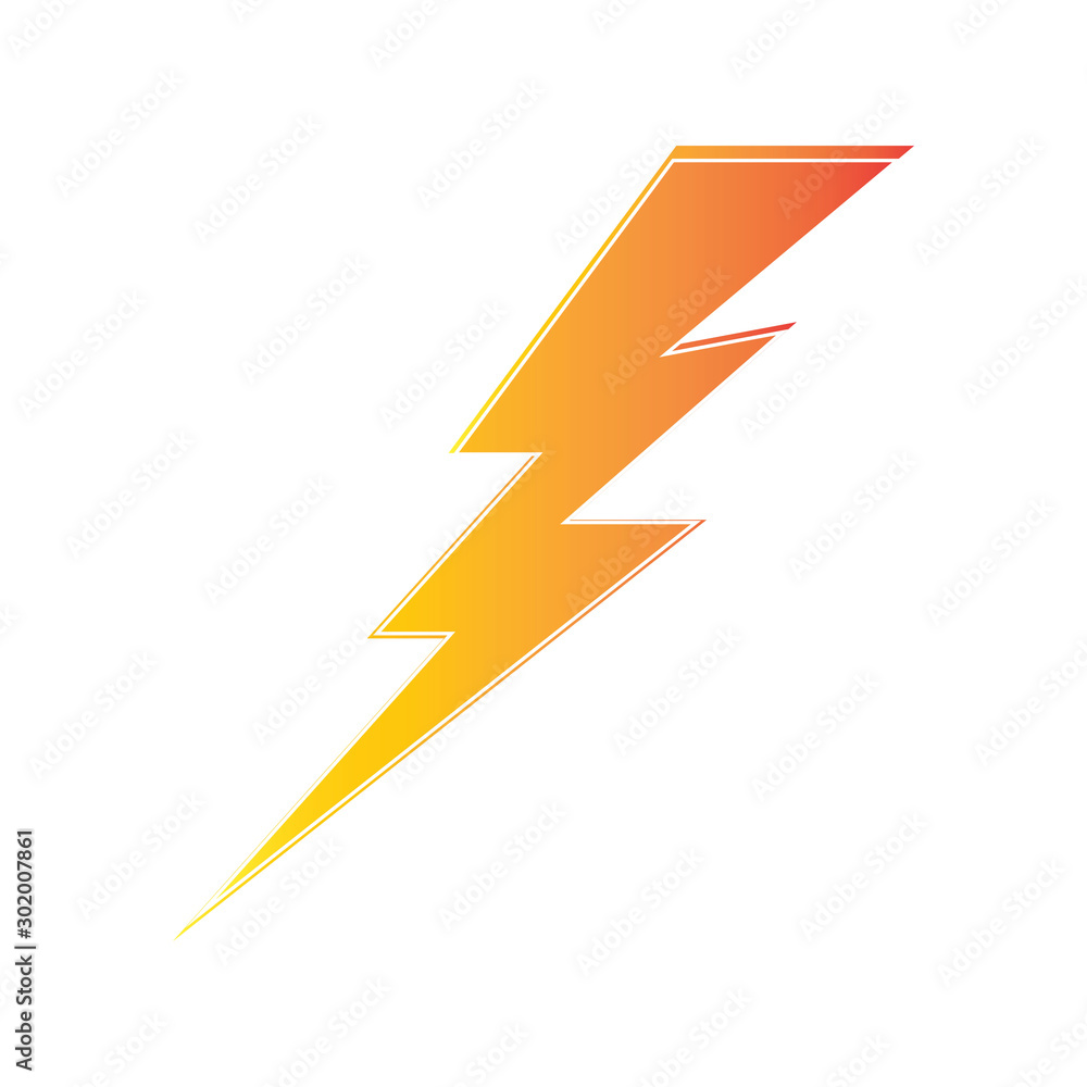 lightning thunderbolt electricity logo design template lightning thunderbolt electricity logo design template
