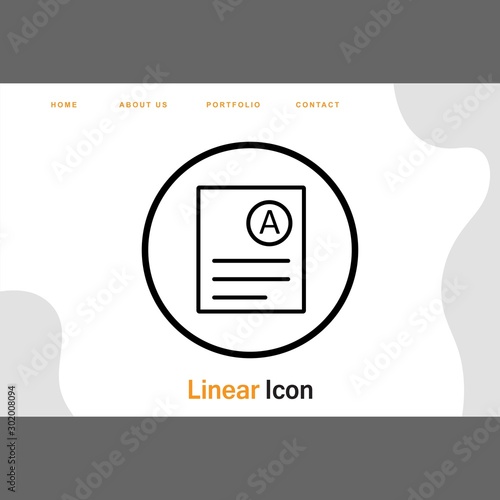 A Grade Icon For Your Design,websites and projects.