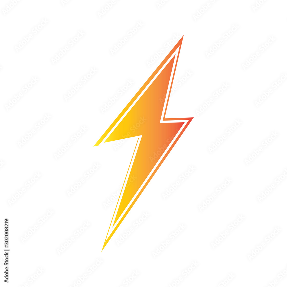 lightning thunderbolt electricity logo design template lightning thunderbolt electricity logo design template