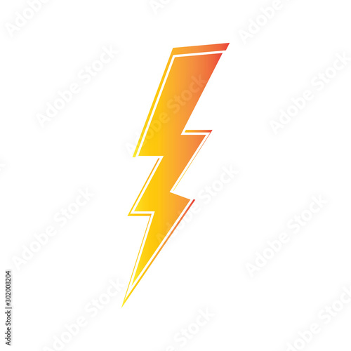 Free Download lightning thunderbolt electricity logo design template - GFXLoad