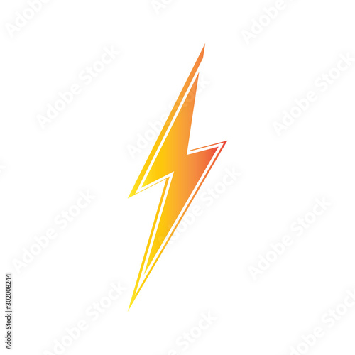 Free Download lightning thunderbolt electricity logo design template - GFXLoad