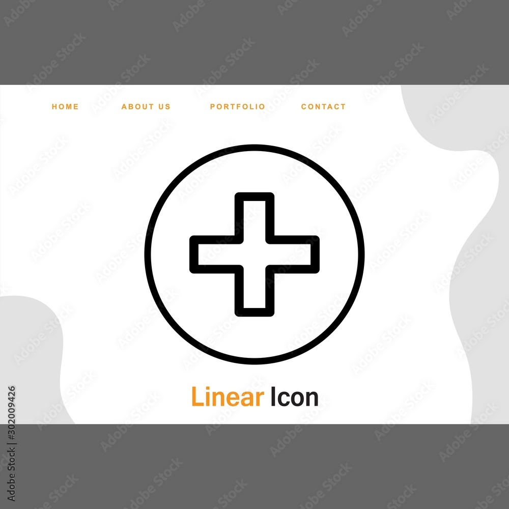 Obraz premium Plus Icon For Your Design,websites and projects.