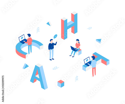 Chat messaging communication concept.