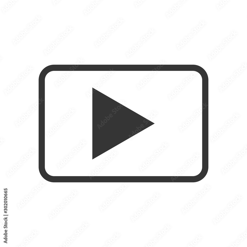 Play Icon Vector Illustration Play Icon Vector Illustration