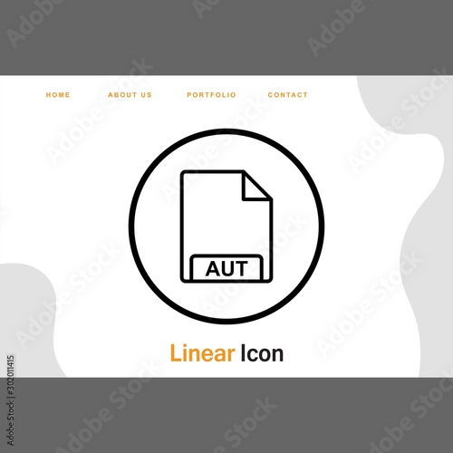 AUT Icon For Your Design,websites and projects.