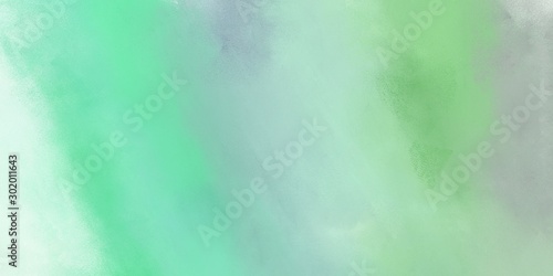 abstract soft painting artwork with ash gray, light cyan and medium aqua marine color and space for text. can be used for wallpaper, cover design, poster, advertising