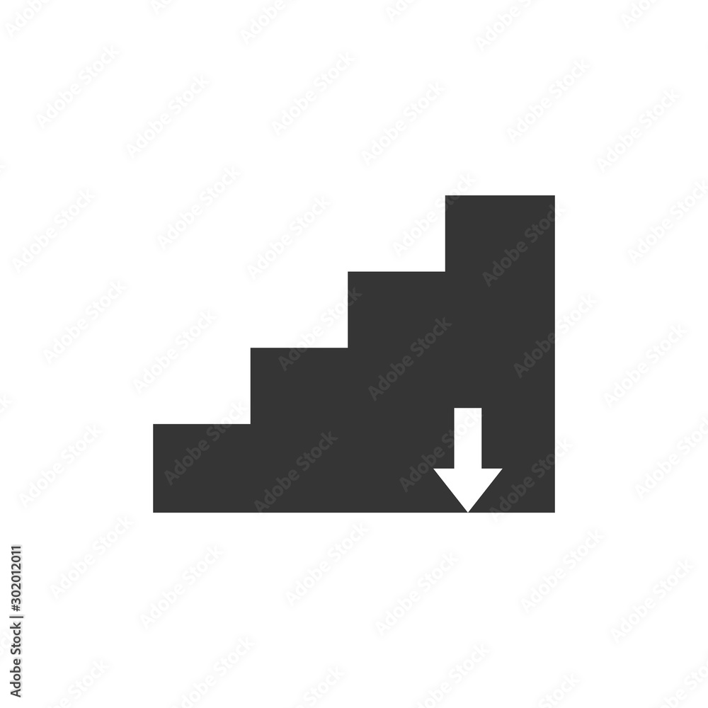 Stairs Icon Vector Illustration Stairs Icon Vector Illustration