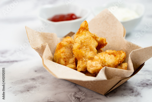Fried chicken strips