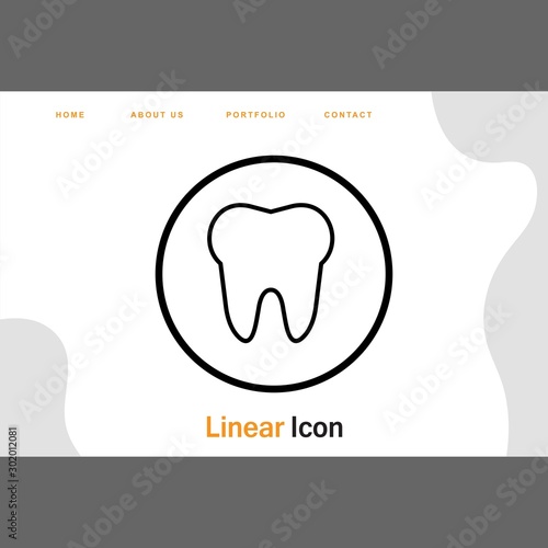 Tooth Icon For Your Design,websites and projects.