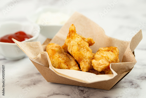 Fried chicken strips