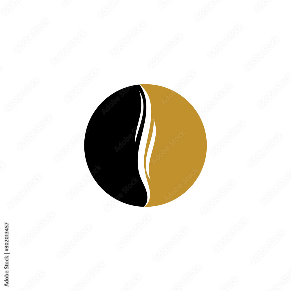 hair wave logo vector icon template - Vector hair wave logo vector icon template - Vector