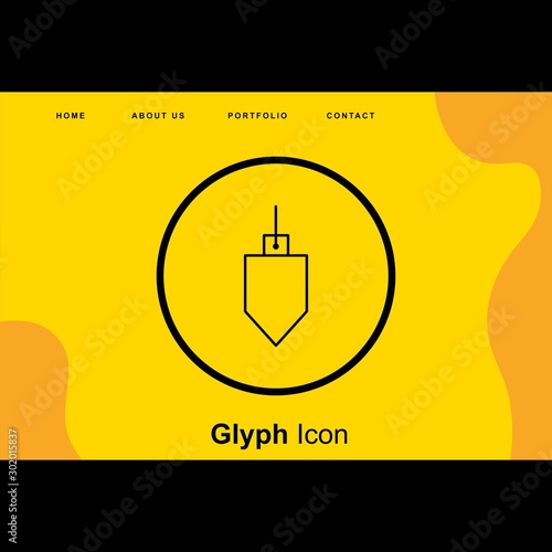 Plumb bob Icon For Your Design,websites and projects.