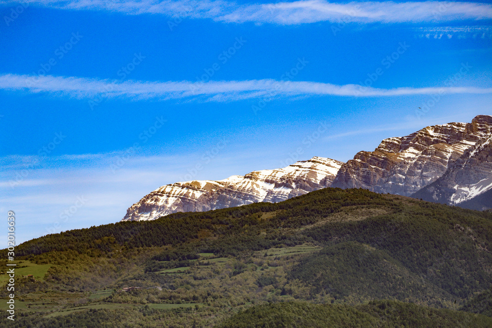 a mountain range in central Spain on the way to Andorra a mountain range in central Spain on the way to Andorra