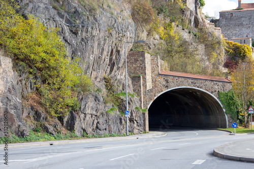 The Ilz breakthrough, also called Oberhaus Tunnel, is a road tunnel through the Georgsberg in Passau