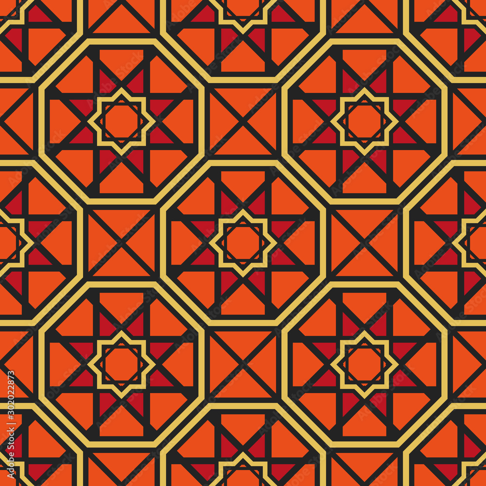 Vector Asian Geometric Pattern Vector Asian Geometric Pattern