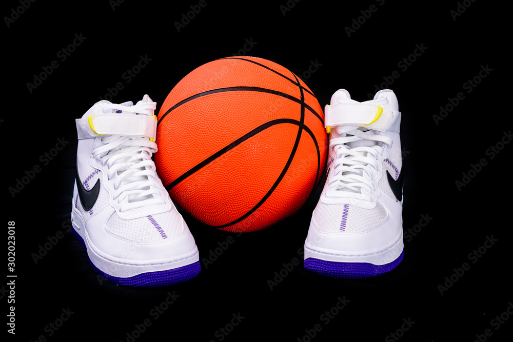 A modern take on the classic Nike Air Force 1 High Top Basketball